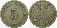  3.0 5 Pf   01294F~3.0 5 Pfennig  1894F ss J 012 11,00 EUR Differenzbesteuert nach §25a UstG zzgl. Versand
